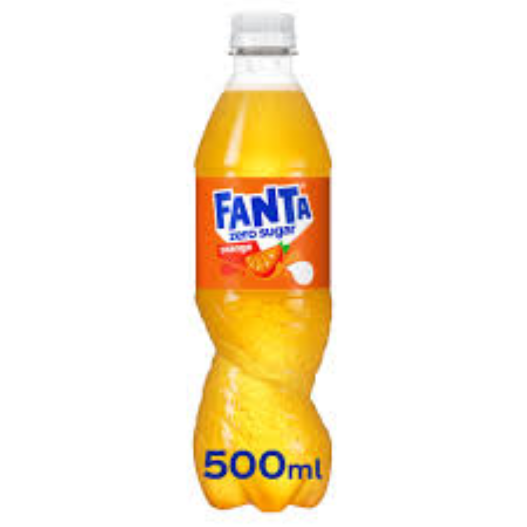 FANTA ORANGE WITHOUT SUGAR 500ML